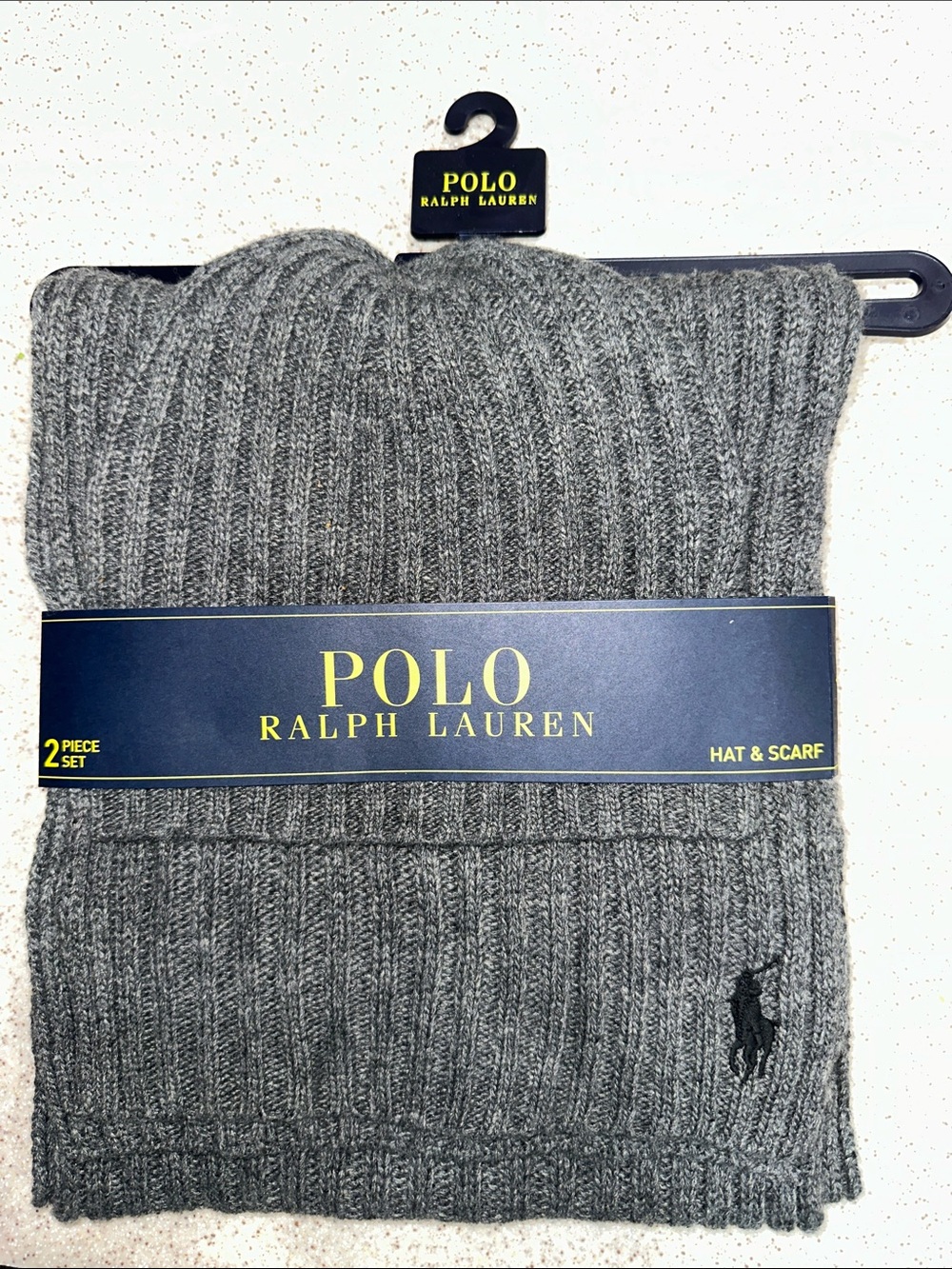 NWT Polo Ralph Lauren Beanie Hat & Scarf